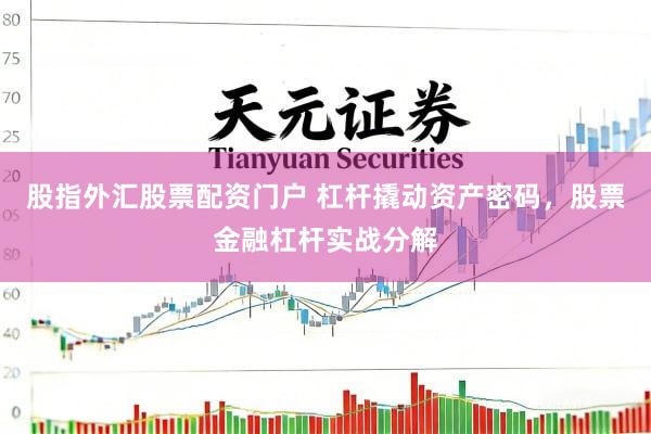 股指外汇股票配资门户 杠杆撬动资产密码，股票金融杠杆实战分解