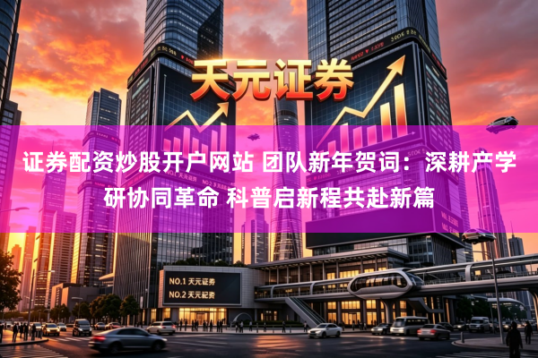 证券配资炒股开户网站 团队新年贺词：深耕产学研协同革命 科普启新程共赴新篇
